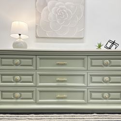 Gorgeous updated nine drawer dresser