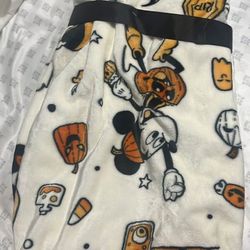 Mickey Mouse Halloween Blanket 