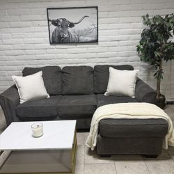 Gray Sectional Delivery Available 