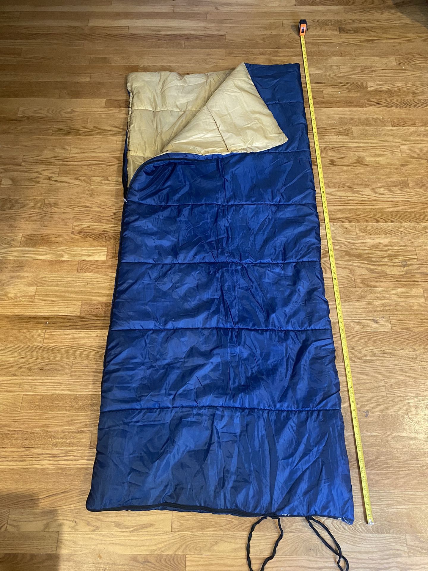 Long sleeping bag…31” x 76” 