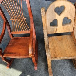 Wooden Doll Rockers