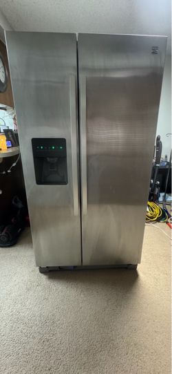 Kenmore Stainless Steel Side-by-Side Refrigerator
