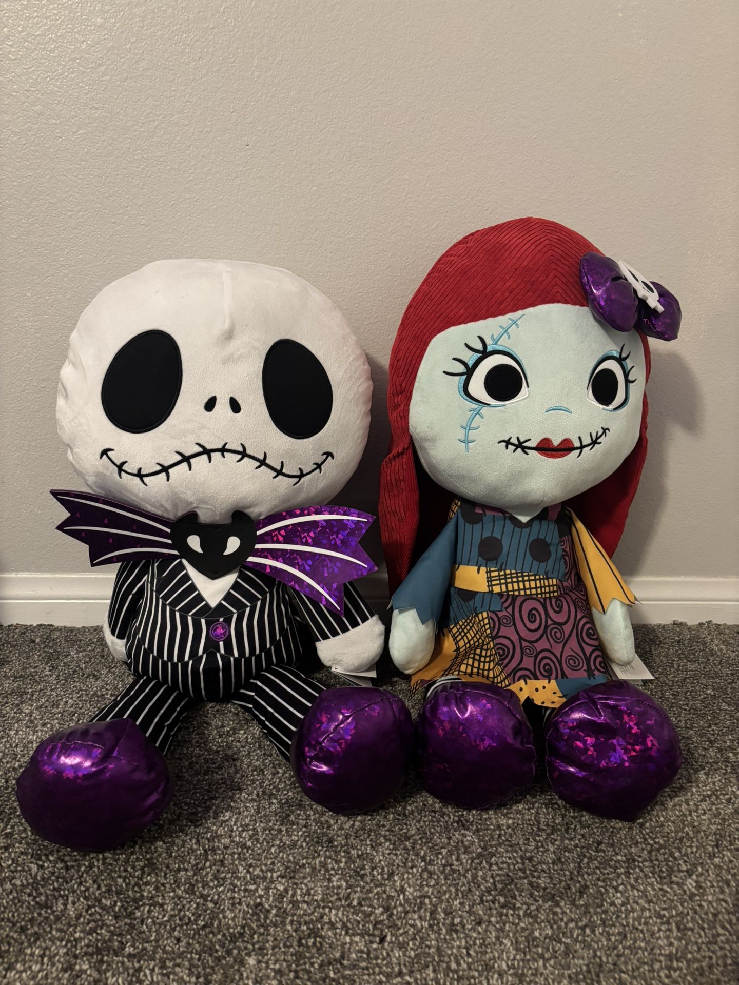 Jack And sally Plushies Nightmare Before Christmas