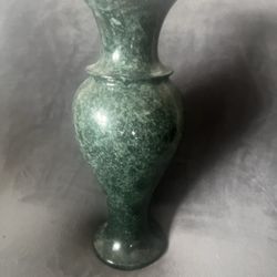 Solid Jade Vase Brought Back From Okinawa 