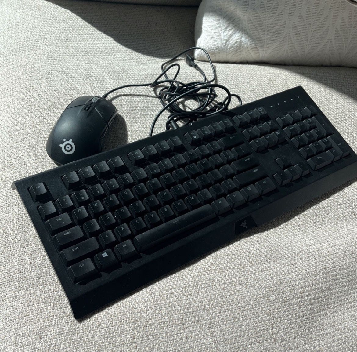 Mouse and Keyboard (Razer, Steel series)