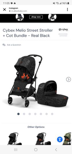 Cybex Melio Stroller Cot Bassinet Combo