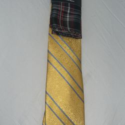 Steve Harvey Yellow Tie & Pocket Square