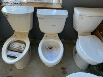 PROFLO Two-Piece Elongated Toilet – White