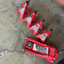Floor Jack and Jack Stands 