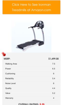Ironman 320t online treadmill