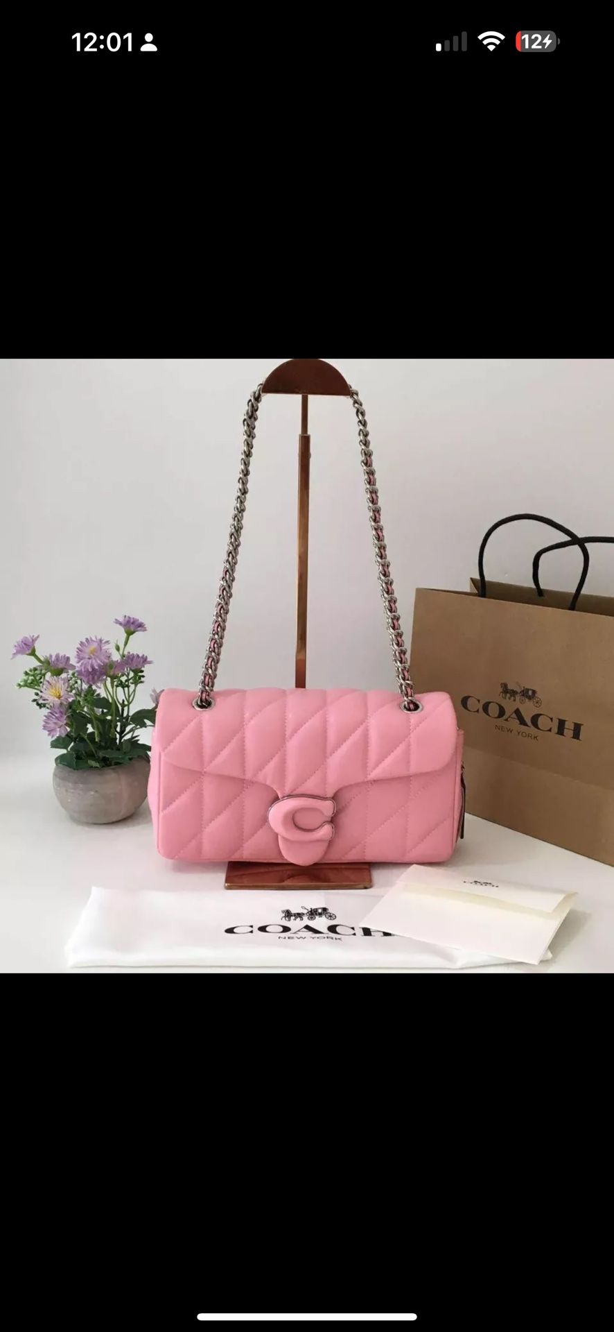 COACH Tabby Shoulder Bag 26 Leather