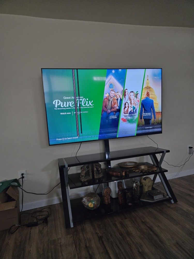 samsung smart 65 class crystal uhd tv screen broken