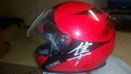Suzuki hayabusa helmet and matching jacket