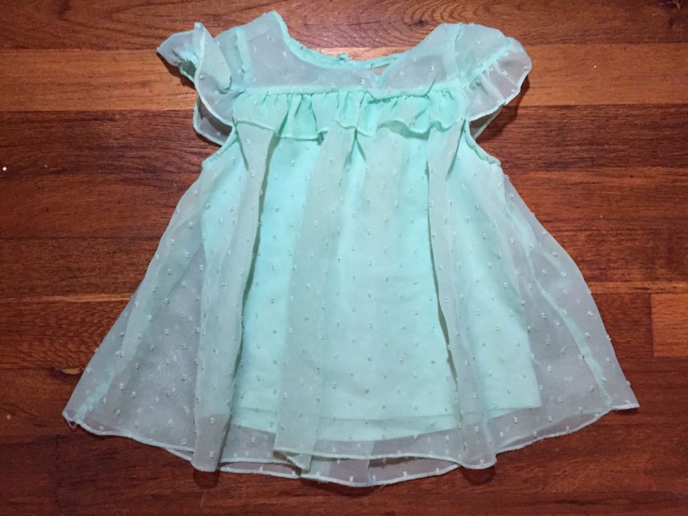 Gabby Girl Dress Teal Wonder Nation Size 2t