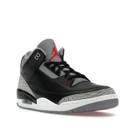 Air Jordan 3 Cement Black 10.5 Men's