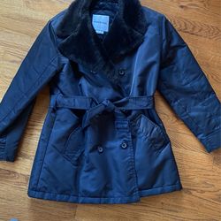 Ladies Andrew Marc  Nylon And Faux fur Jacket 