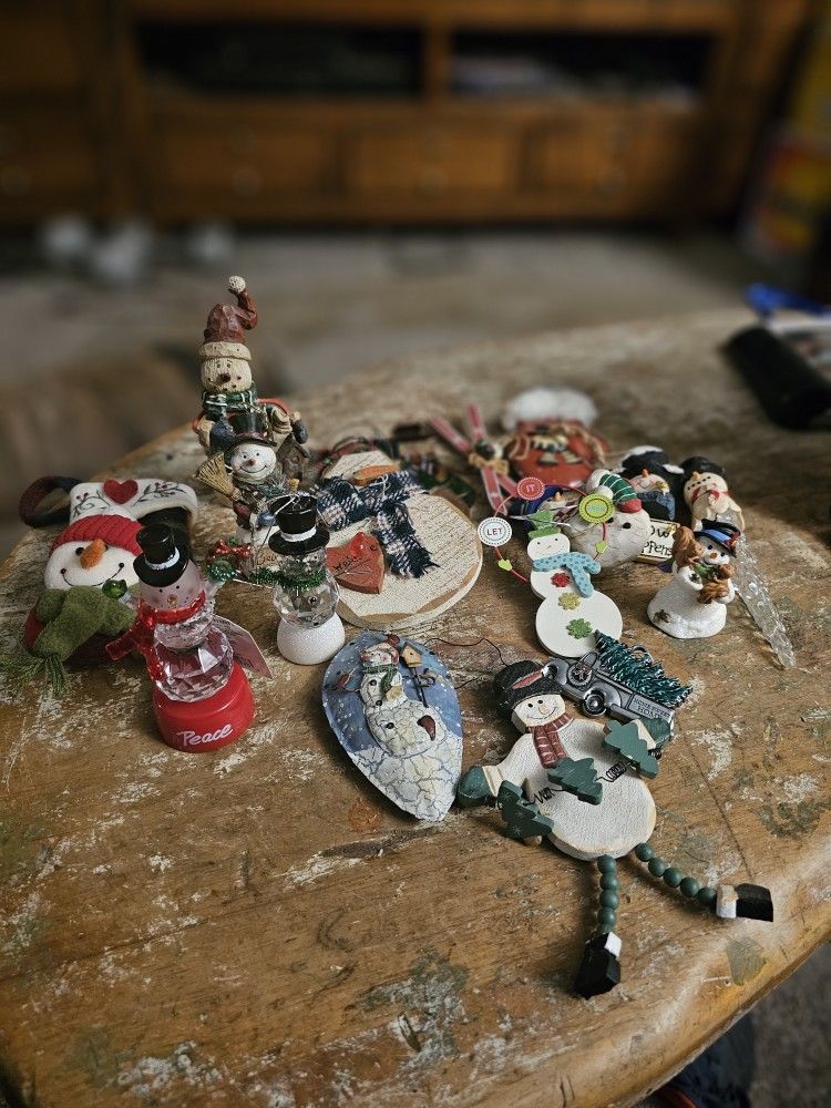Snowman ornaments