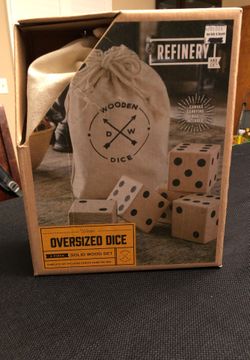 New Wooden Oversized Dice