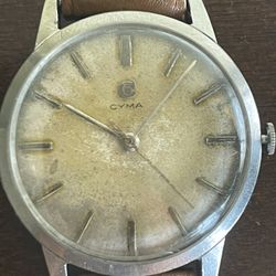 Cyma Swiss Vintage Watch 
