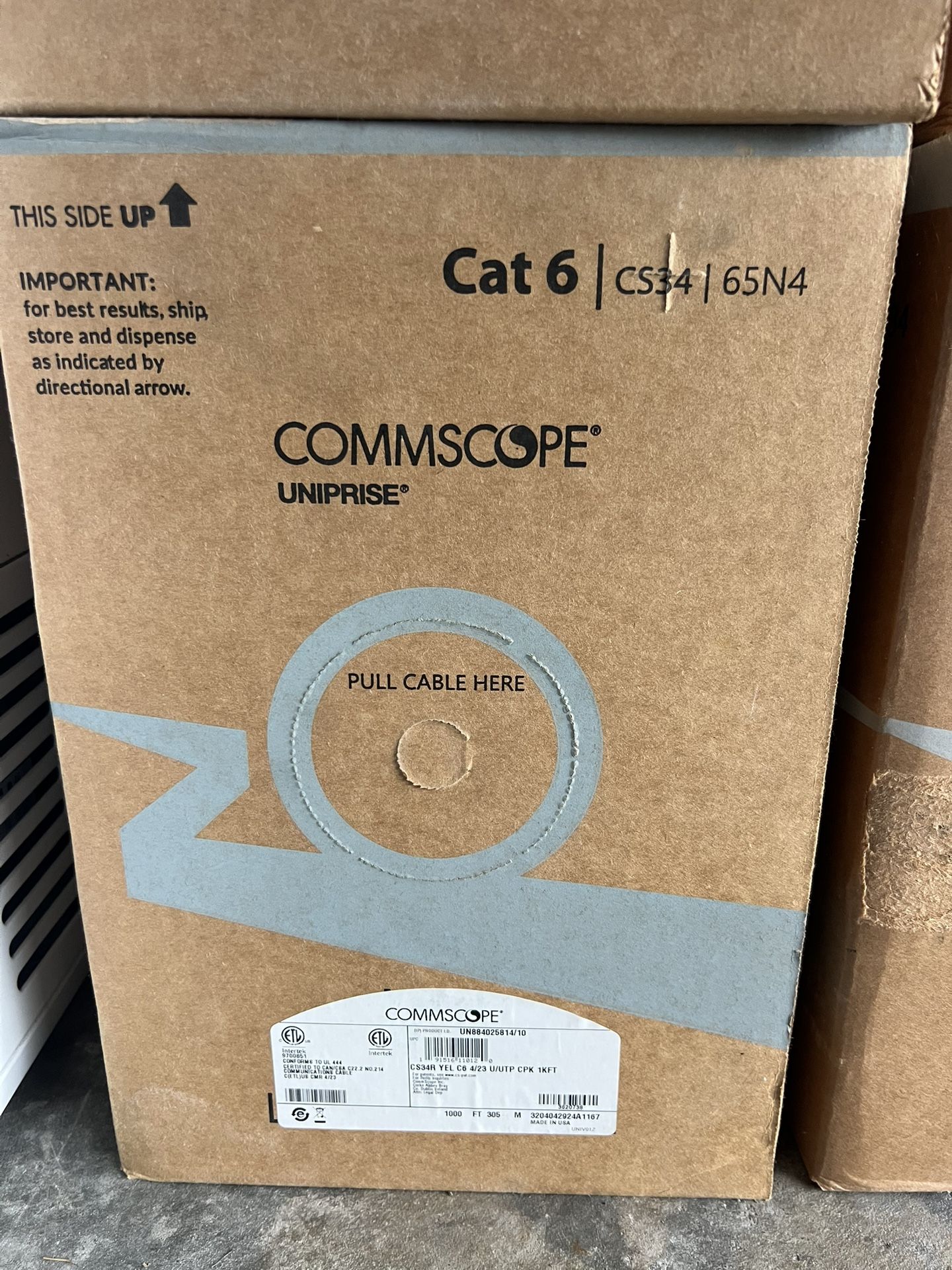 Commscope CS34R Cat6 cable