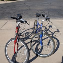 21 Speed Motiv Shimano His And Hers Bikes Hybrid 