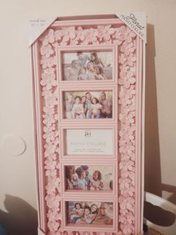Pink photo frame