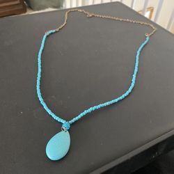 Turquoise Beaded Necklace