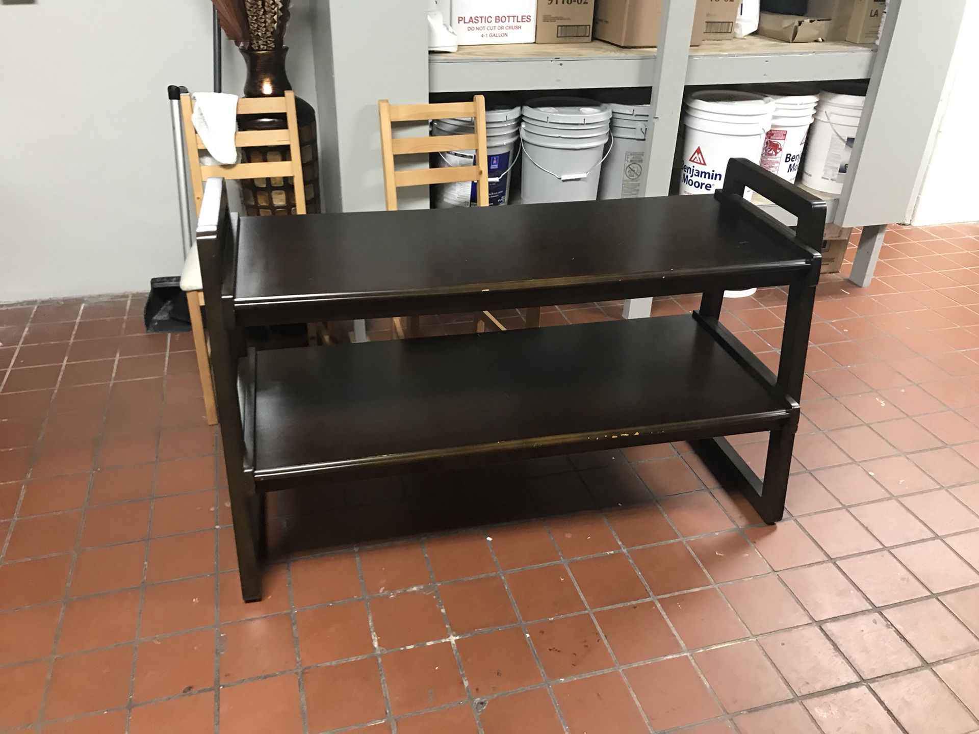 TV Stand Wood - support up to 75” TV