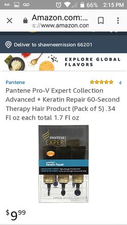 Pantene expert keratin repair
