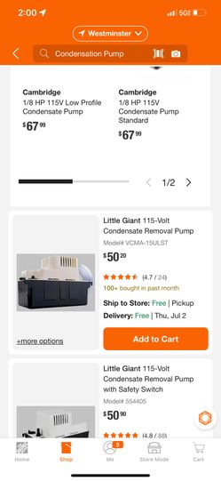 Little Giant Condensation Pump