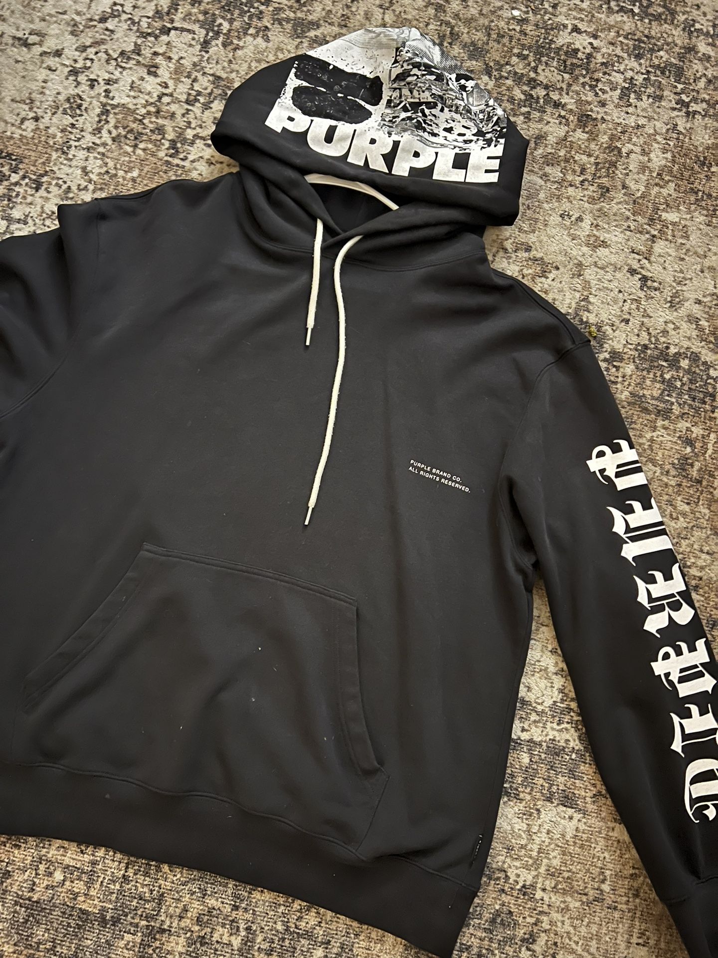 Purple Brand Co. Mens Hoodie size XL