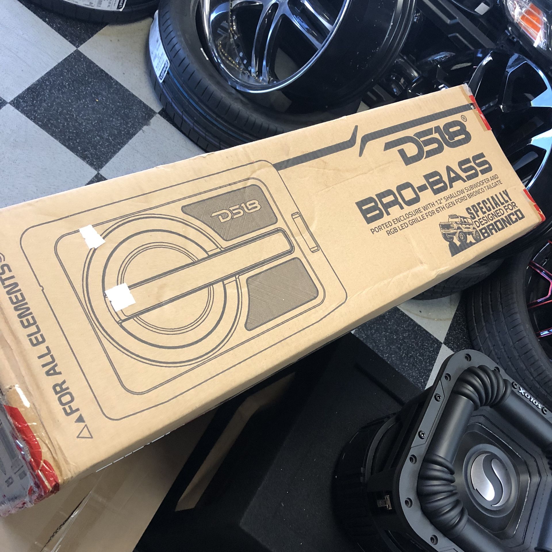 Ds18 Bro-bass Ford Bronco Rear Door Subwoofer No Credit Check Payment Plan Available