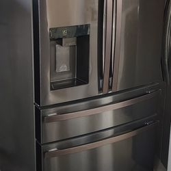 Kenmore 4 Door Black Stainless Steel Refrigerator 