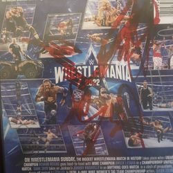 Autographed Wrestlemania dvd