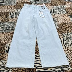 Bcbgeneration Wide leg womens jeans Hightwaist sz 9/29 5 pockets 