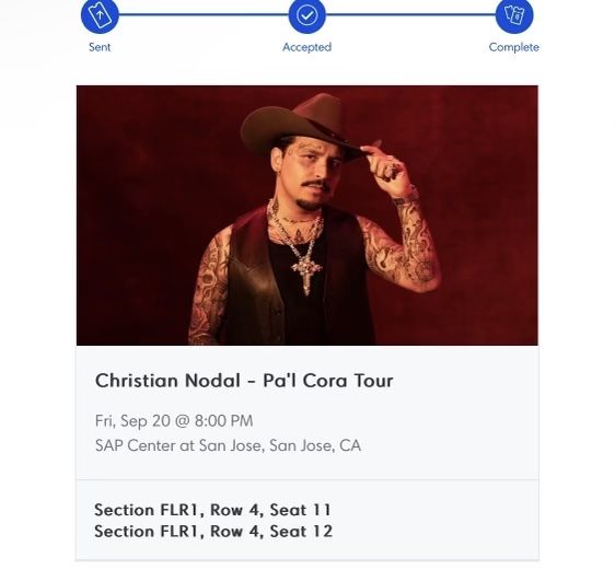 Cristian Nodal Tickets
