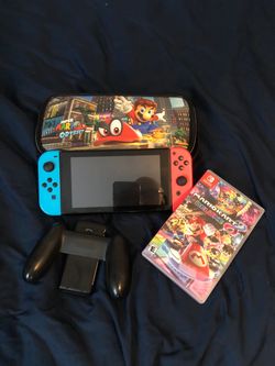 Nintendo Switch Bundle with Mario Kart 8 Deluxe