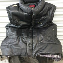 Stash House Mens Leather Vest