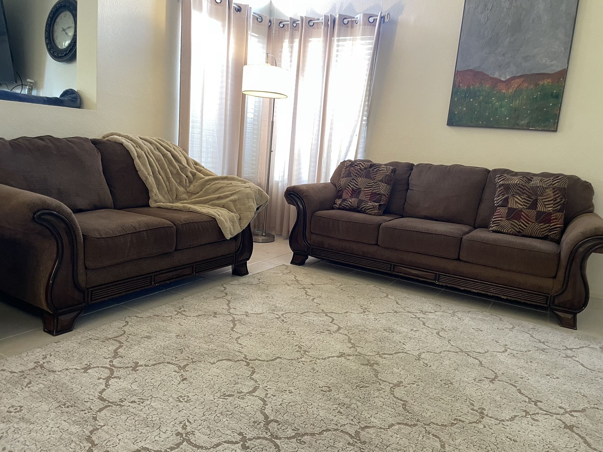 Brown Couches