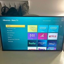40 Inch Smart Roku TV With Remote 