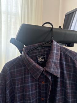 Burberry Plaid Flannel Shirt -  Men’s Button-Down