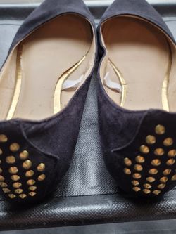 Mossimo Black Flats With Studded Backs