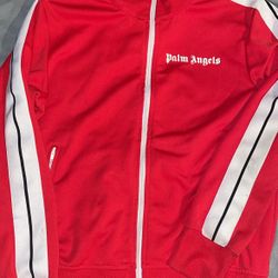 Palm Angels Red Track Jacket Size Small/S