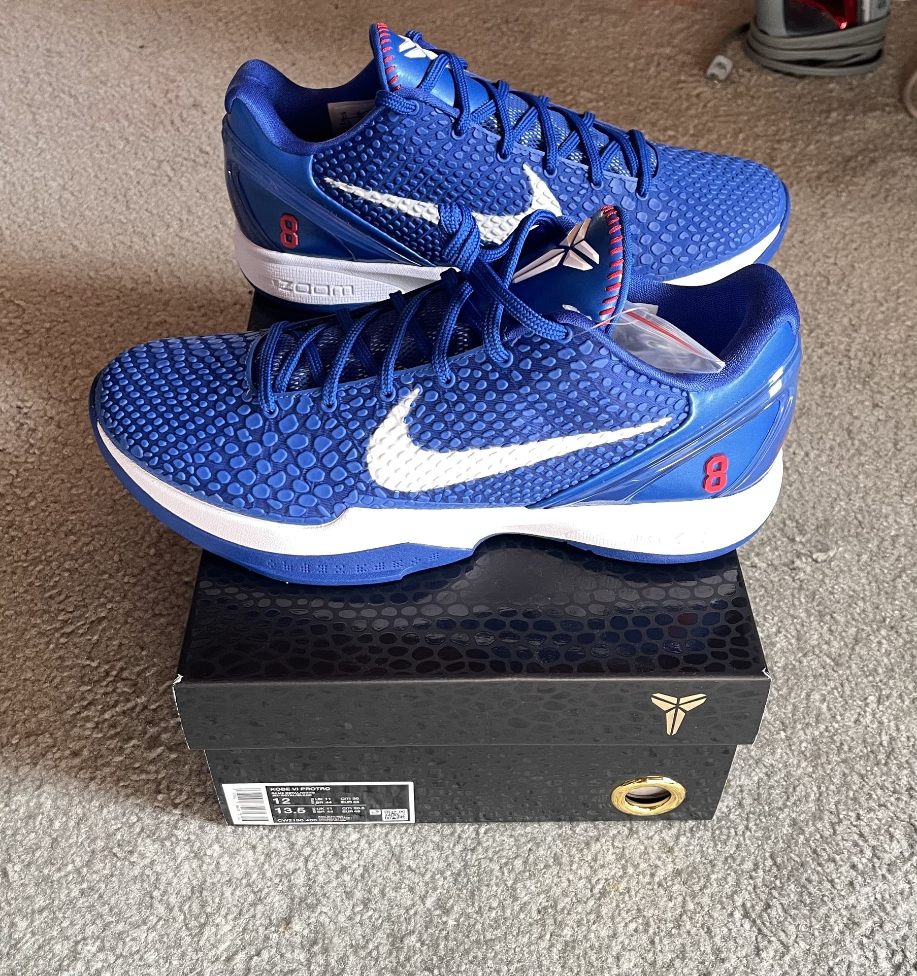 Kobe 6 Dodgers - Size 12