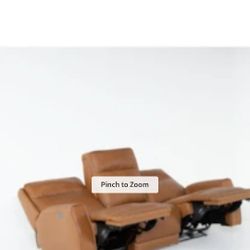 hornton Top Grain Leather 2 Piece Zero Gravity Reclining Sofa & Loveseat Set