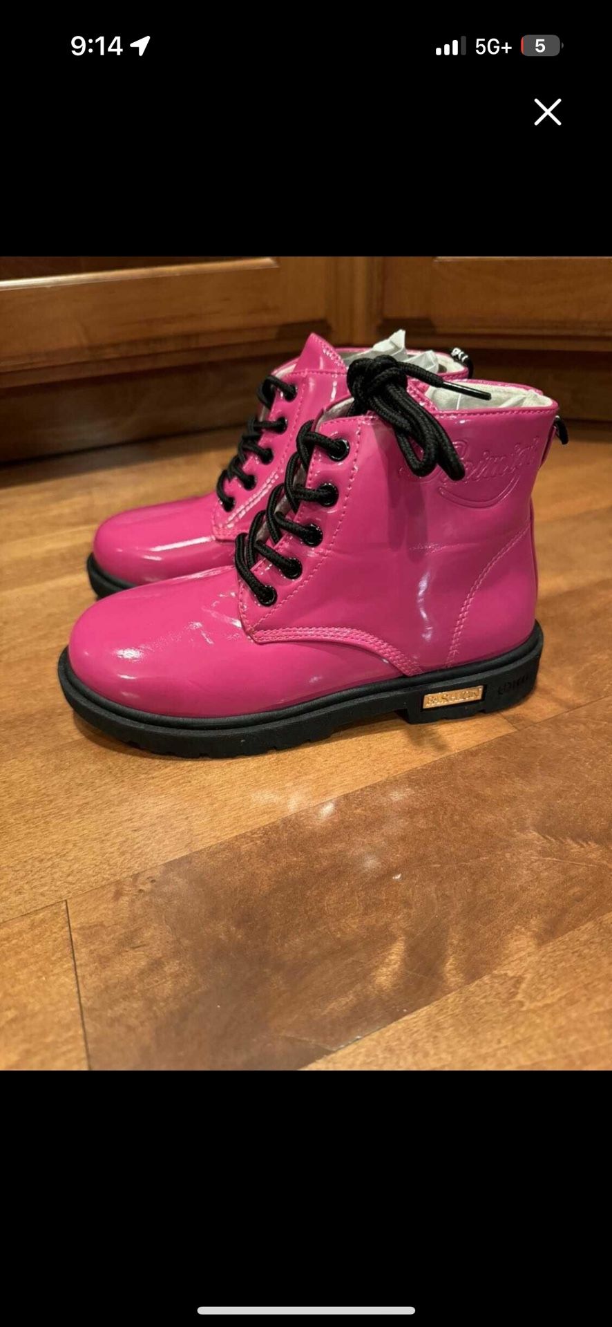 Girls New Hot Pink Boots Shipping Available 