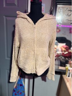 NWT SO “so cozy”  plush full zip hoodie- Large