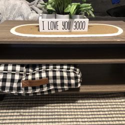 Coffee Table Wood With Metal Legs