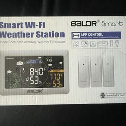 BALDR WiFi Weather Station with APP,7.5 inch Large Color Display Wireless