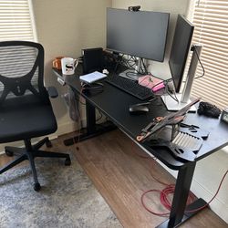 Amazon rising desk & chair